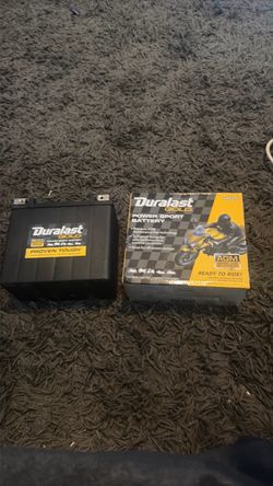 2 Duralast Gold Power Sport Battery
