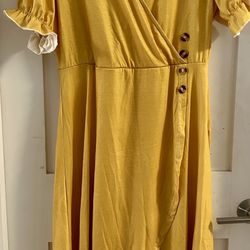 Women’s Midi Summer Spring Dress Large