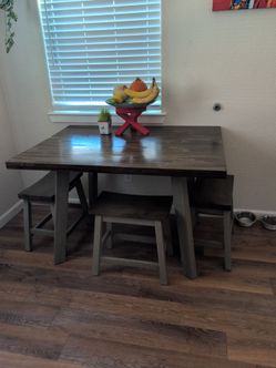 Picnic style farm house table