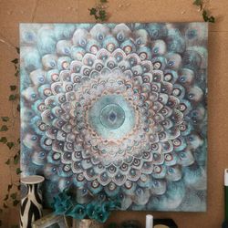 Canvas eith jewels