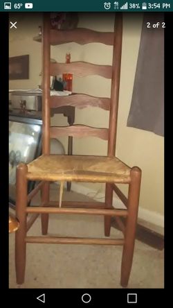 Ladder back single chair