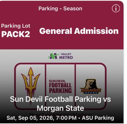Arizona State parking