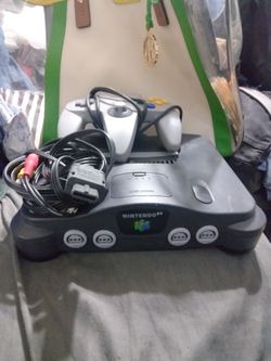 Nintendo 64 complete with one controller use