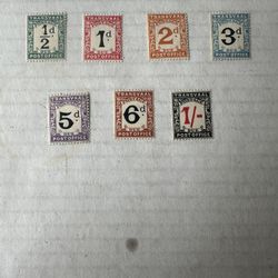 Transvaal Postage Due Stamp Set Mint Hinge 