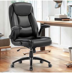 Ergonomic High Back Office Chair Adjustable Executive Desk Chair- tear on top