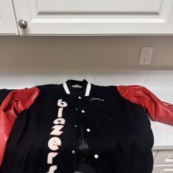 Varsity Jacket. Bape Shirt. 