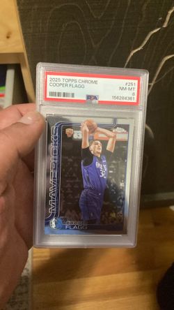 cooper Flagg topps  chrome rookie psa