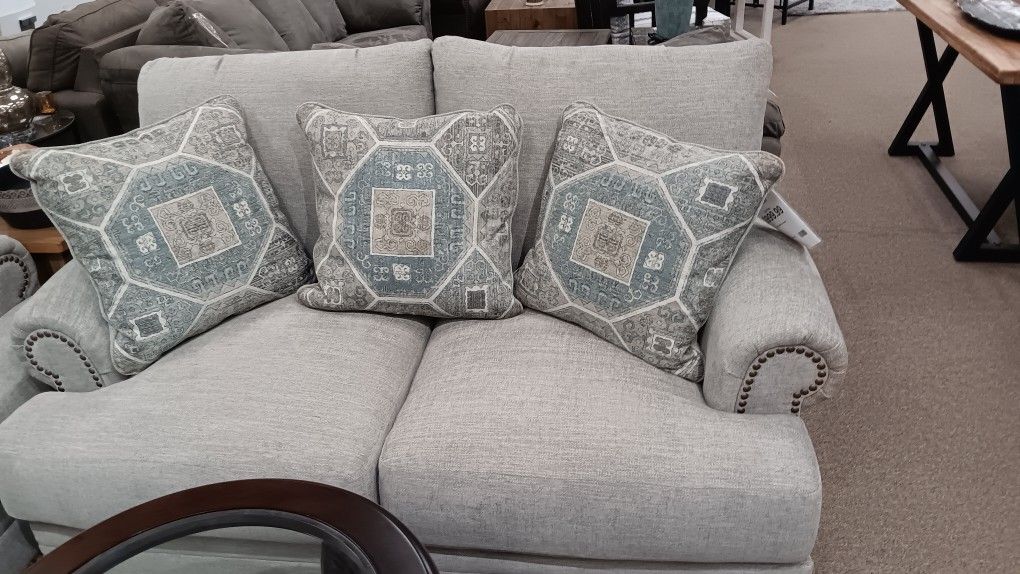 Grey Sofa And Loveseat
