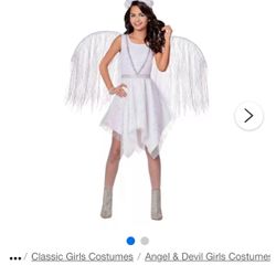 Ángel Costume ( Médium ) For Girls