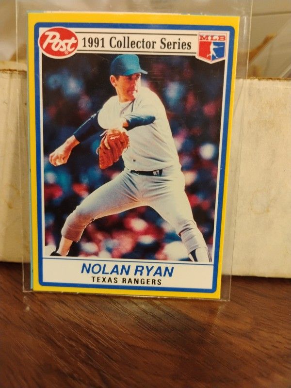 Post 1991 Nolan Ryan Texas Ranger Collector Series Card