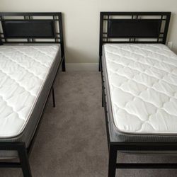 New Twin Size Bed With Promo Mattress And Free Delivery 