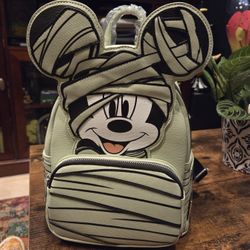 Loungefly Disney Mummy Mickey Glow Cosplay Mini Backpack