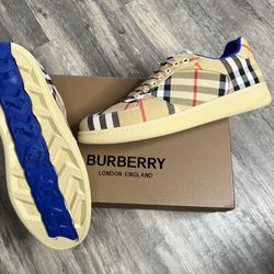 Burberry Shoes Brand New Sneakers With Box And Dust Cover