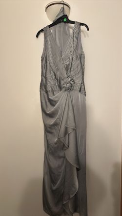 Silver Formal Evening Gown-8