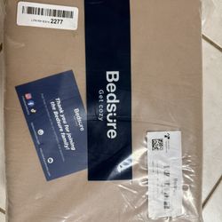 Beige Bedsure Standard King Bed Sheet Set