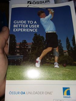 Unloaded one knee brace & accessories