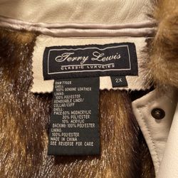 Genuine Leather Jacket 2X