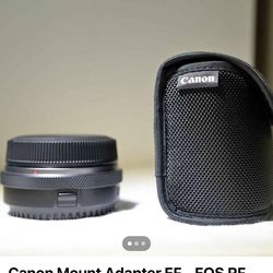 Canon RFto EF adapter with control ring