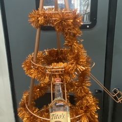Tito’s Vodka Christmas Tree Display