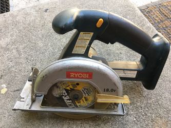 18 volt Ryobi circular saw