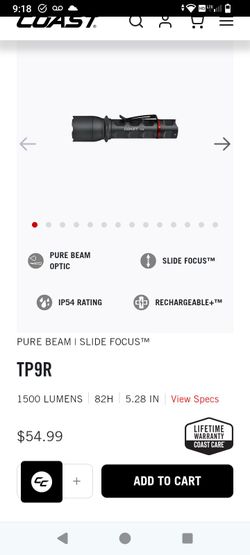 Coast TPR9 Flashlight