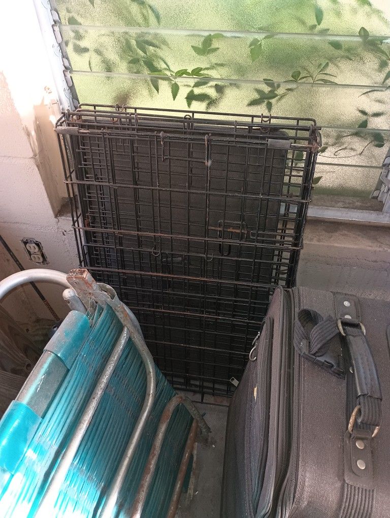 Medium Size Dog Cage With Pan