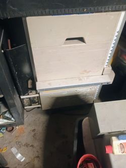 Table saw on wheels