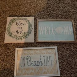 3 picture frames