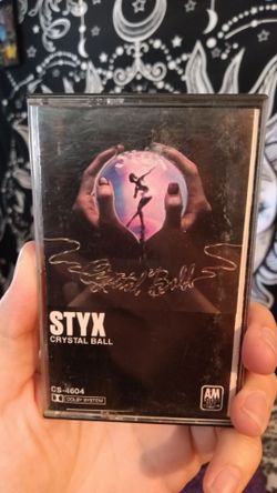 Styx crystal ball cassette tape