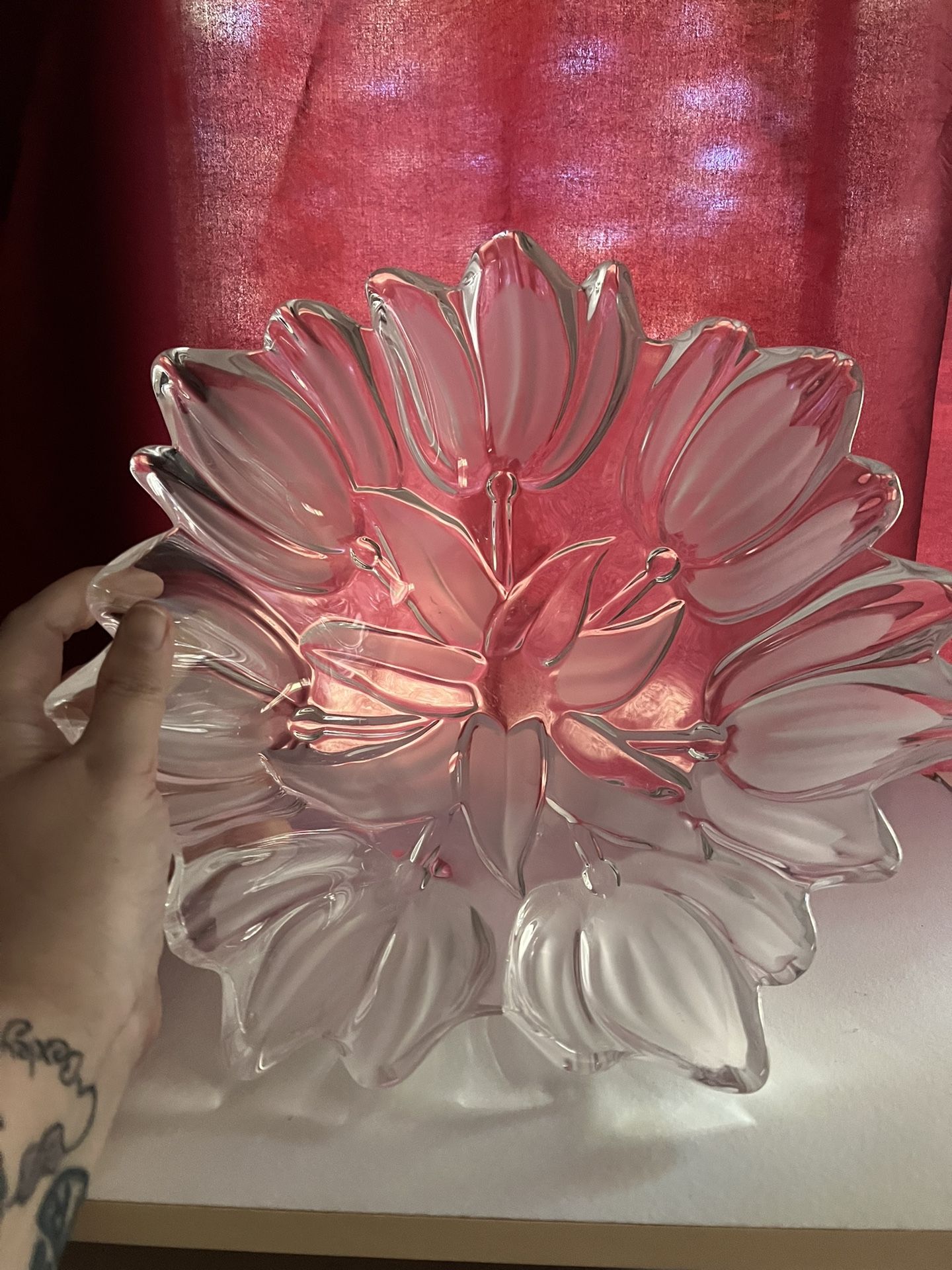 Mikasa Crystal Tulips Bowl