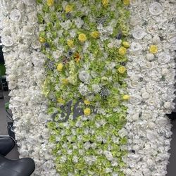 Silk Rose Flower Wall Panels Wall Decoration Flowers 