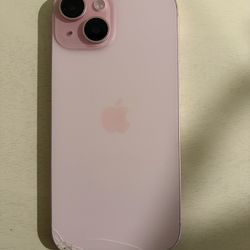 Pink iphone 15