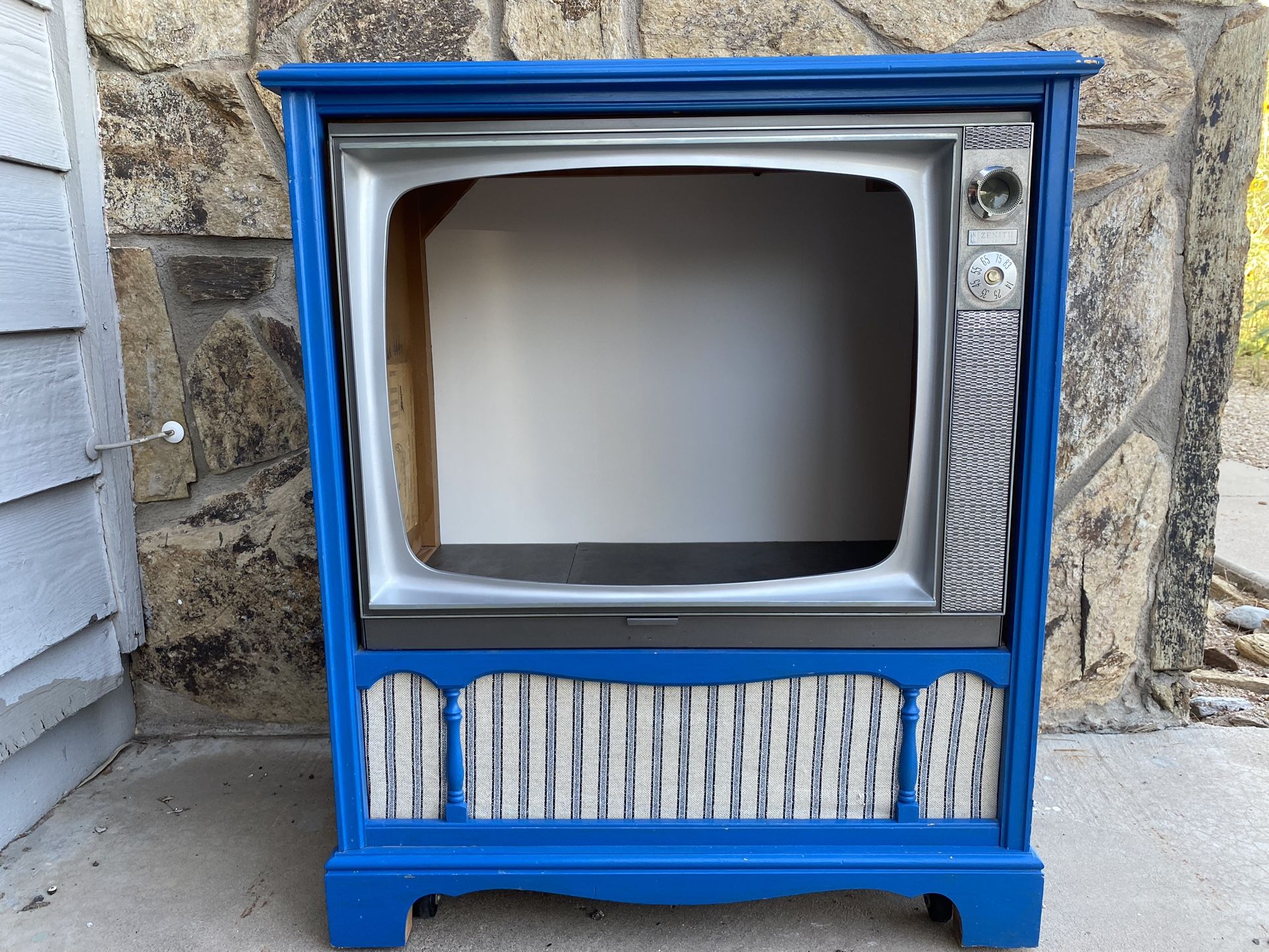 Vintage Dog/cat Bed Made From Old Tv Console