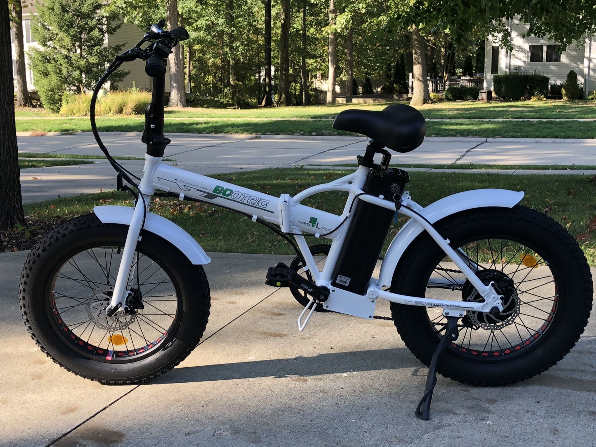 Brand new 20” fat tire ecotric foldable electric bicycle