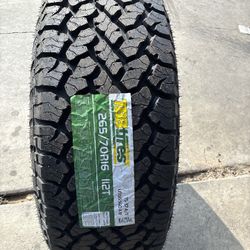 265/70/16 Tbb Tires Installed And Balanced 