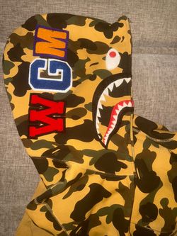 A Bathing Ape Bape Shark Hoodie Size XL