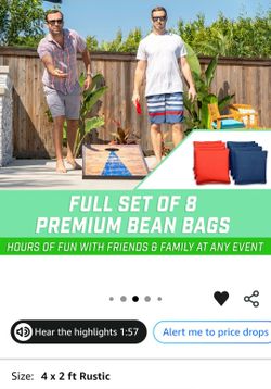 Brand New Corn Hole Bag Toss