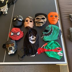 Assorted masks
