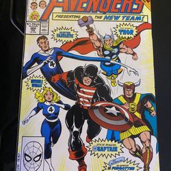 AVENGERS #300 COPPER AGE KEY NEW TEAM 1988