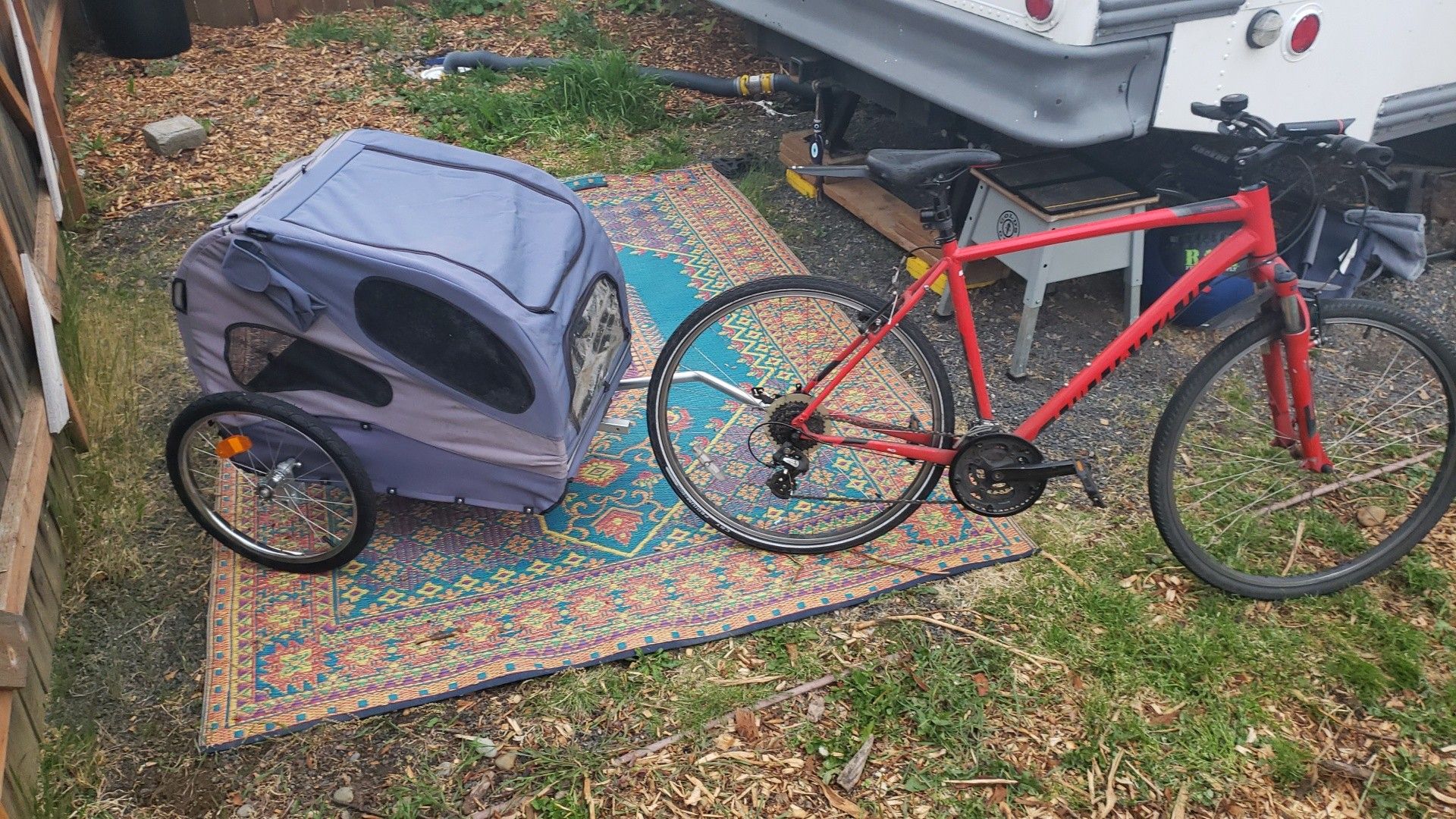 PetSafe Solvit HoundAbout Aluminum or Steel Bicycle Trailer, Bike