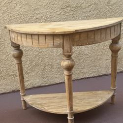 Ophelia Bodnar Half-Moon Console Table 