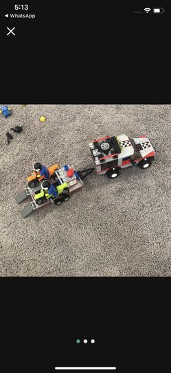 Lego Car With Motorcycles