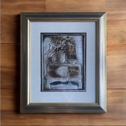 Beautiful 3D Framed Asian Style Art For Home Or Office Decore 