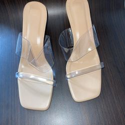 Clear Heels Sandals 