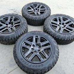20" CHEVY SILVERADO TRAIL BOSS RIMS & TIRES 