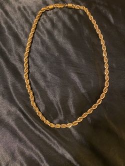 Gold Plated Rope Chain