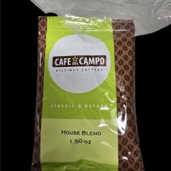 CAFE DEL CAMPO/ House Blend Coffee 1.50oz*** LOCAL PICK-UP OR CAN SHIP