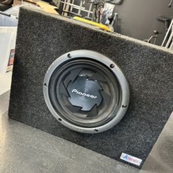 PIONEER SUBWOOFER WITH BOX - Sub Sony Alpine Sounds