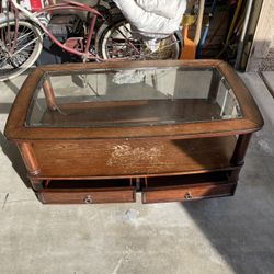 Coffee Table With Glass