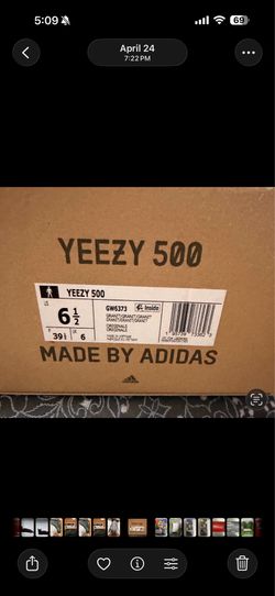 Adidas Yeezy 500 granite 6 1/2